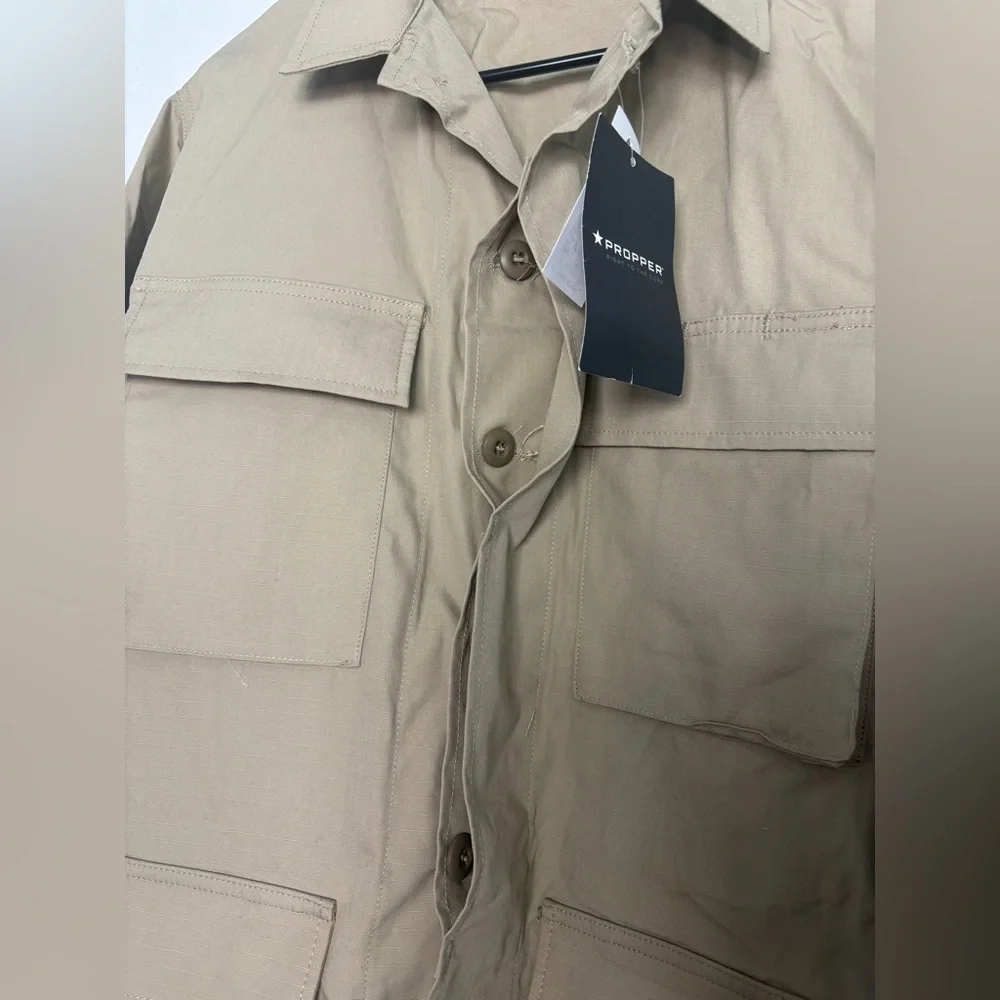 PROPPER NWT KHAKI LONG LINED BARN OUTDOOR JACKET SZ SMALL